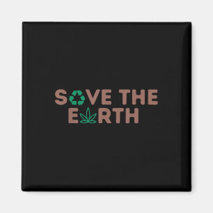 Aimant Sauvez La Planète Terre Recycler La Terre De l'env