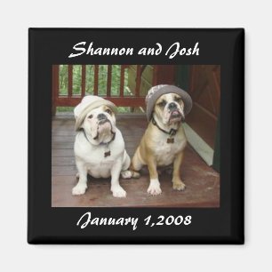 Aimant Sauvez l'aimant de mariage de date