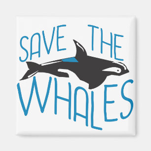 Aimant Sauvez les baleines