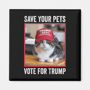 Aimant Sauvez Vos Animaux Votez Trump Élection Américaine