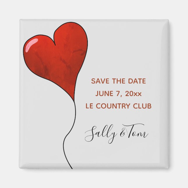 Aimant Save The Date (Devant)