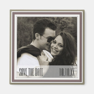 Aimant Save The Date Green Wine