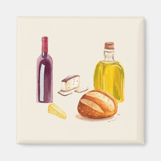 Aimant Saveurs méditerranéennes (Devant)