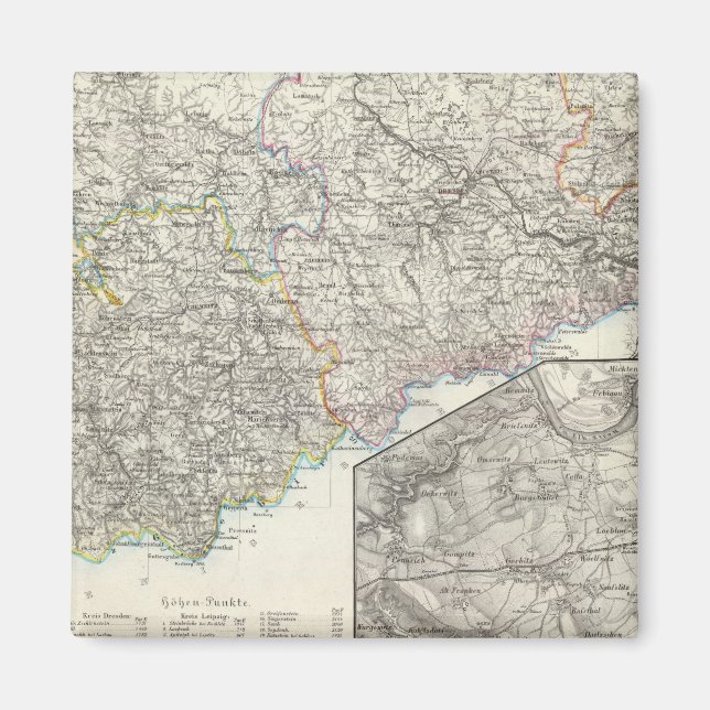 Aimant Saxe, Allemagne de Dresde (Devant)