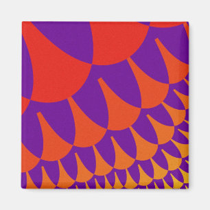 Aimant Scales rouges et orange