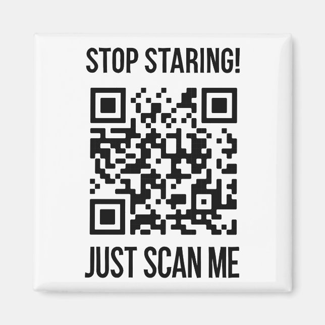 Aimant Scan Me : Faites Ce Qui Rend Votre Âme Heureuse (Devant)