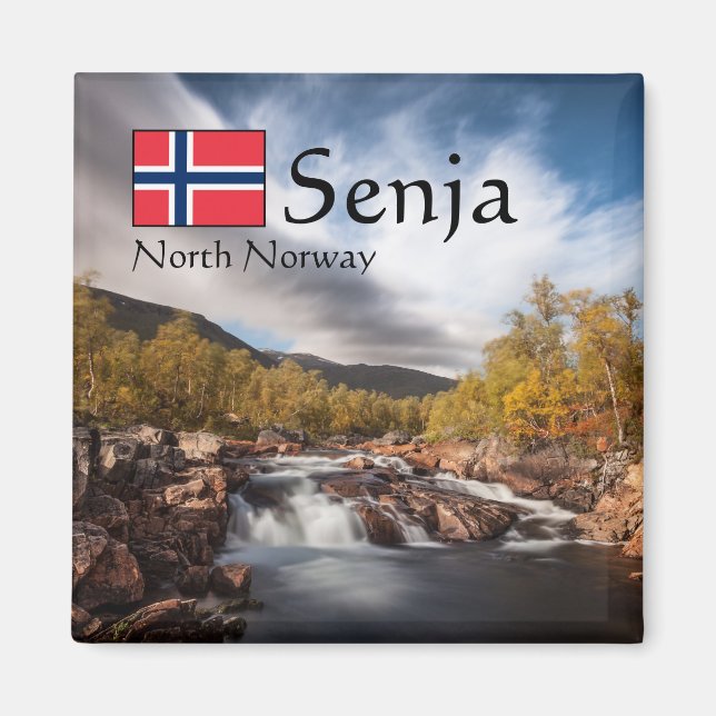 Aimant Scandinavie Paysage photo (Devant)