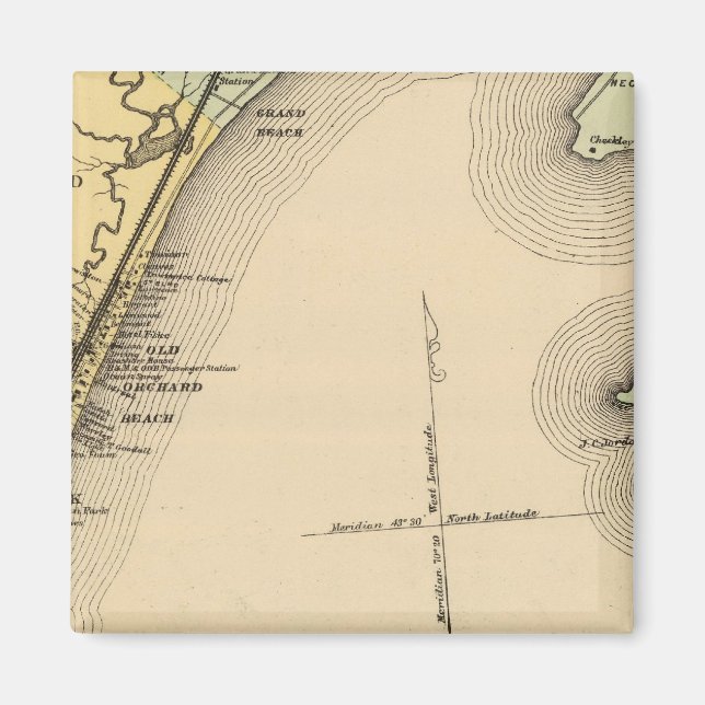 Aimant Scarborough, Old Orchard, Saco, Biddeford (Devant)