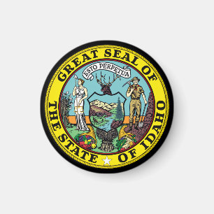 Aimant Sceau d'État de l'Idaho
