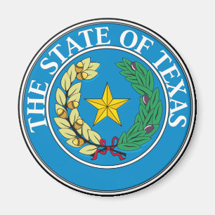 Aimant Sceau d'État du Texas