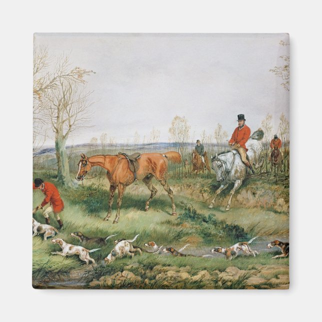 Aimant Scène de chasse (Devant)