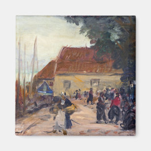 Aimant Scène de la rue Robert Henri Volendam