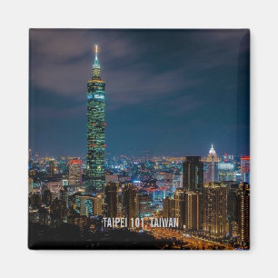 Aimant Scène de nuit de Taipei 101, Taïwan