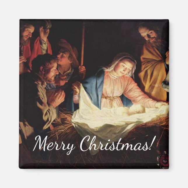 Aimant Scène des maîtres de Noël (Devant)