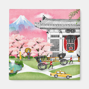 Aimant Scène japonaise