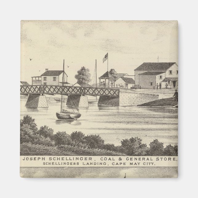 Aimant Schellinger Store et Ocean House (Devant)