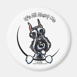 Aimant Schnauzer de poivre de sel IAAM