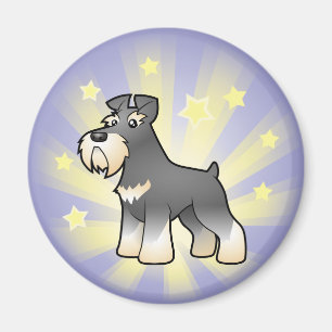Aimant Schnauzer géant/standard/miniature de peu d'étoi