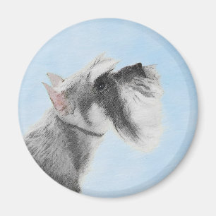 Aimant Schnauzer (Giant, Standard) Peinture - Chien Art