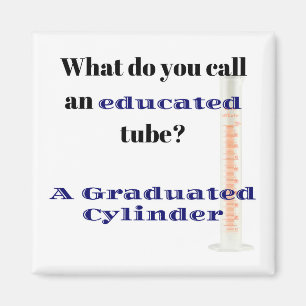 Aimant Science Joke Papa Joke Graduated Cylinder