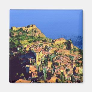 Aimant SCL001 TAORMINA - Sicile - Italie - Frigo