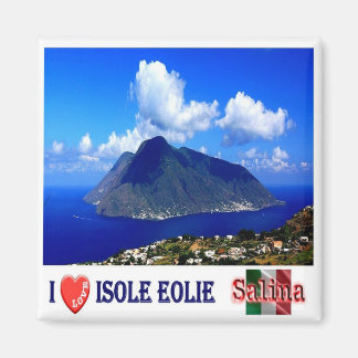 Aimant SCL038 ILES ÉOLIENNES SALINA I Love, Frigo