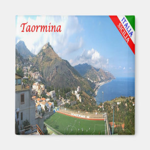 Aimant SCL064 TAORMINA, Sicile, Italie, Frigo