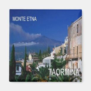 Aimant SCL069 TAORMINA, ETNA, Sicile, Frigo