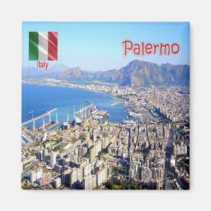 Aimant SCL074 PALERMO, Sicile, Italie, Frigo