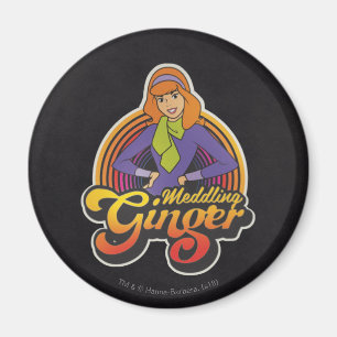 Aimant Scooby-Doo Daphné "Gingembre de méditation"