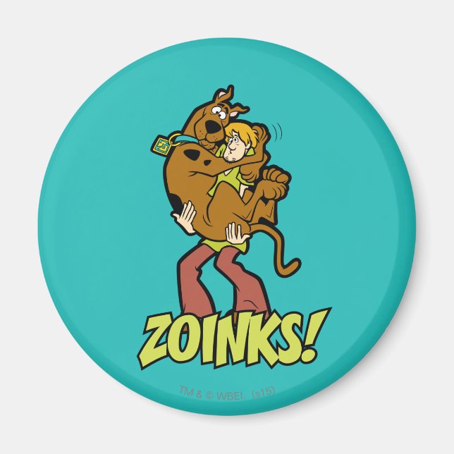 Aimant Scooby-Doo et Shaggy Zoinks! (Devant)