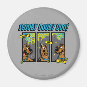 Aimant Scooby-Doo où êtes vous les panneaux comiques