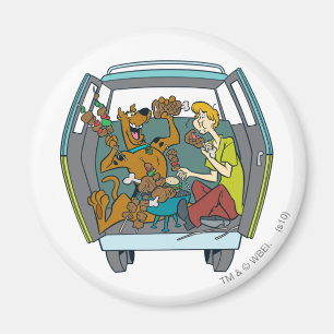 Aimant Scooby-Doo & Shaggy In Mystery Machine
