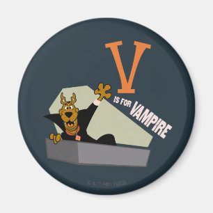 Aimant Scooby-Doo V est pour Vampire