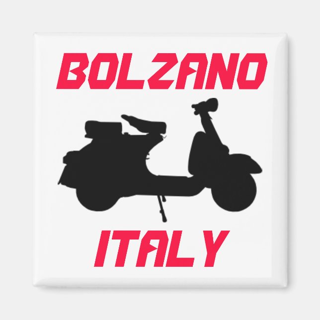 Aimant Scooter, Bolzano, Italie (Devant)