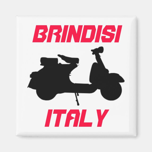 Aimant Scooter, Brindisi, Italie (Devant)