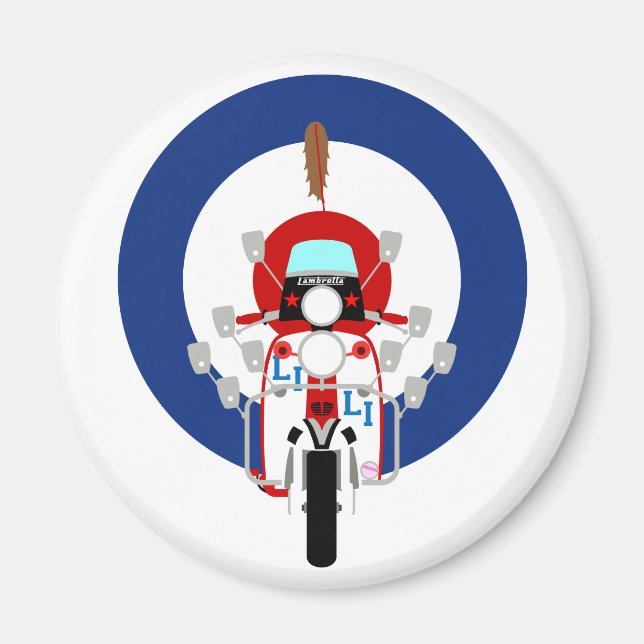 Aimant Scooter cible Mod (Devant)