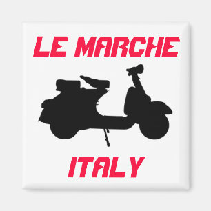 Aimant Scooter, le Marche, Italie