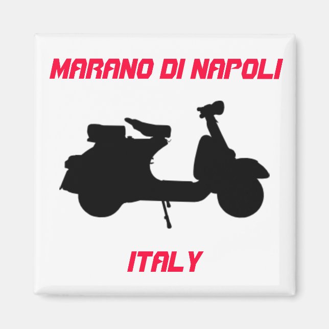 Aimant Scooter, Marano di Napoli, Italie (Devant)