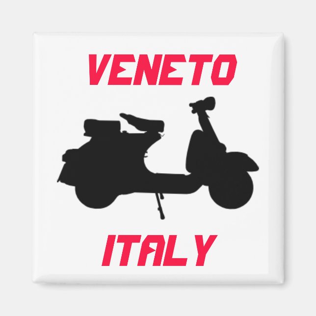Aimant Scooter, Vénétie, Italie (Devant)