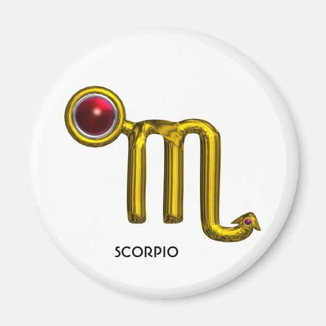 AIMANT SCORPIO / SIGNE ZODIATIQUE OR JEWEL (Devant)