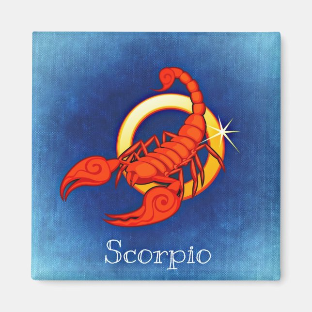 aimant scorpio zodiaque (Devant)