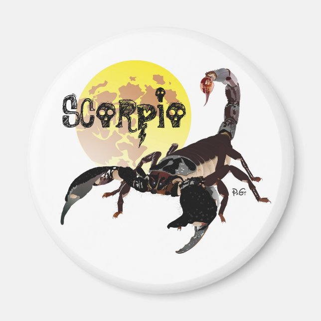 Aimant scorpion (Devant)