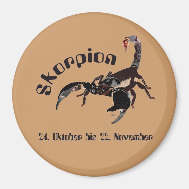 Aimant Scorpion (Devant)