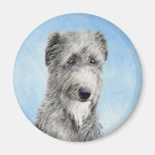 Aimant Scottish Deerhound Peinture - Cute Original Chien 
