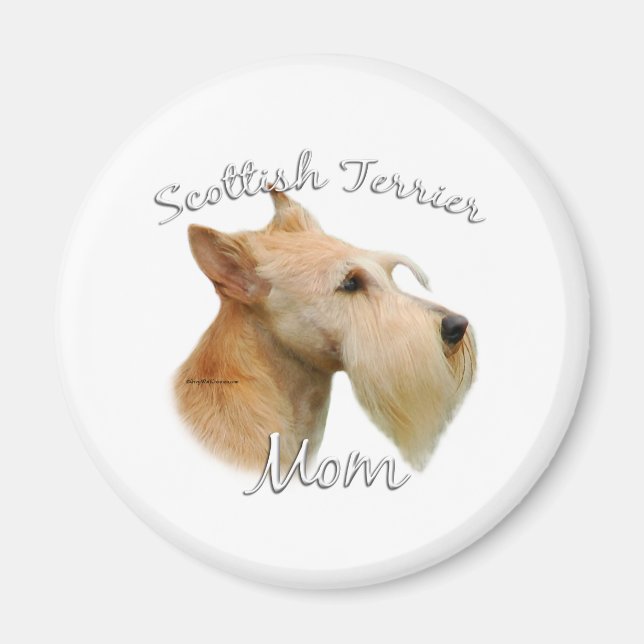 Aimant Scottish Terrier (blé) Maman 2 (Devant)