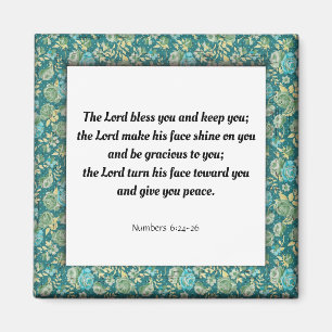 Aimant Scripture numérique 6:24-26