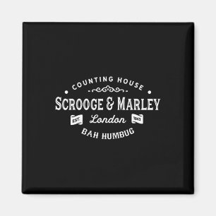 Aimant Scrooge and Marley Counting House Christmas Carol