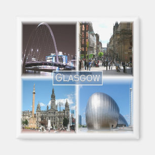 Aimant SCT009 GLASGOW, Scotland, Fridge