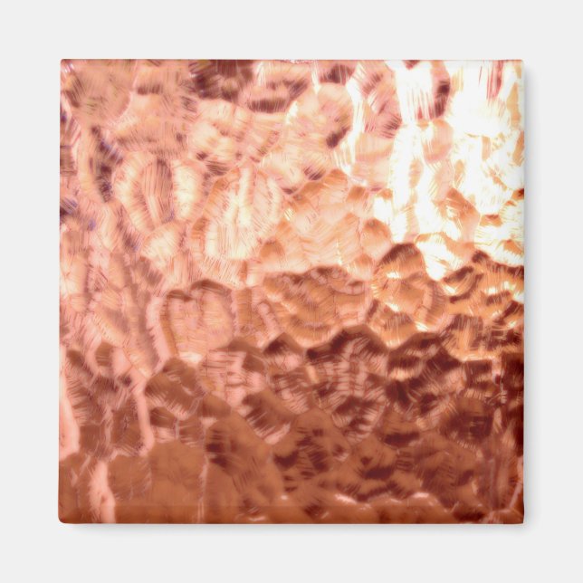 Aimant Sculpture en cuivre brillant (Devant)